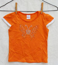 Cubics' Butterfly Girl's Top Size for 3~4Y(54cm)