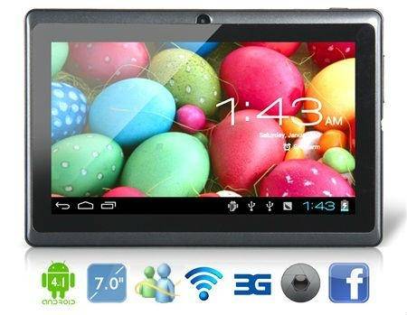 **NEXT GENERATION** 7" Android 4.2 Sanei Cube Tablet pc, dual core. ext 3G, HD *2 cameras*