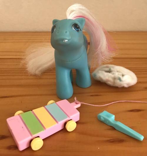 My Little Pony - First Tooth Baby Pony - Baby Fifi with accessories (1986)