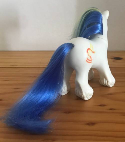 My Little Pony - Big Brother Ponies - Chief with rare racecar comb (1987) - RARE