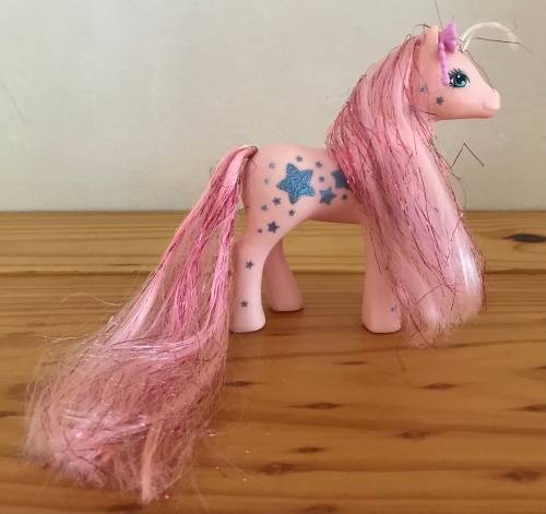 My Little Pony - Glitter Sweetheart Sister Ponies - Sunblossom (TLC) (1989)