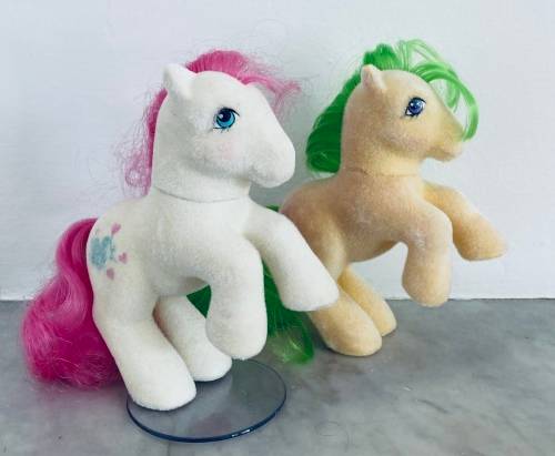 My Little Pony - So Soft - Magic Star and Truly WITH RARE STAND! (1985)