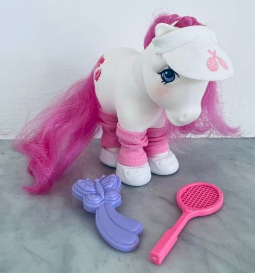 My Little Pony - Mail Order Birthflower August Poppy (1983) and Tennis Pack Pony Wear (1984)