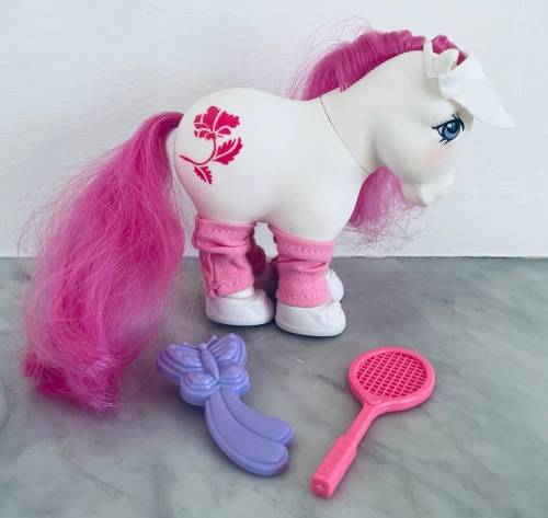 My Little Pony - Mail Order Birthflower August Poppy (1983) and Tennis Pack Pony Wear (1984)