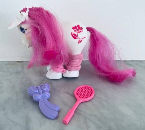 My Little Pony - Mail Order Birthflower August Poppy (1983) and Tennis Pack Pony Wear (1984)