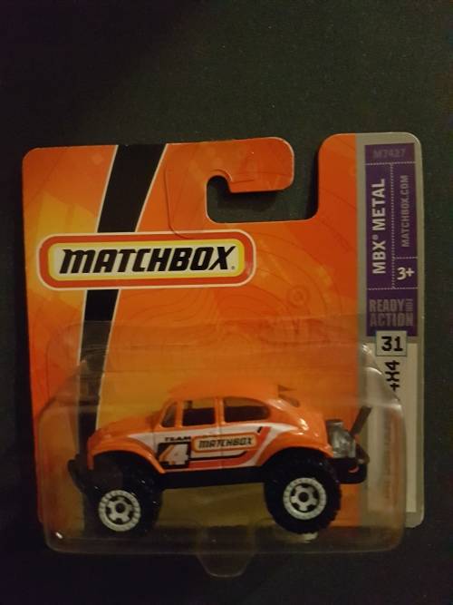 Matchbox 1-75 Superfast MB91 VW Volkswagen Beetle 4x4 orange