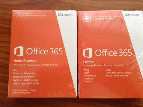 Microsoft Office 365 Home and Home Premium 1 Year Subscription on 5 PCs and 5 Mobile Devices