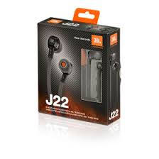 JBL J22 High-Performance In-Ear Headphones - Black