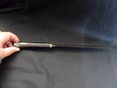 WW 2 German K98 Bayonet ( with markings 856 42 c v l )