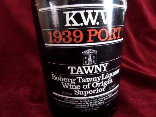 KWV 1939 Port Boberg Tawny 750ml
