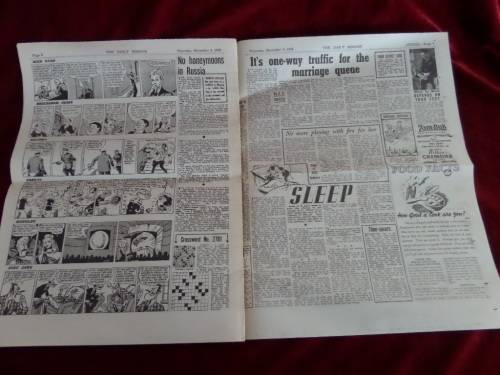Daily Mirror Thusday 5 November 1942 Newspaper Rommel routed Huns Fleeing in Disorder
