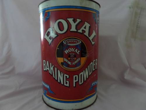 Huge Very Rare Vintage Antique Royal Baking Power Pty.Ltd Tin  43 cm H