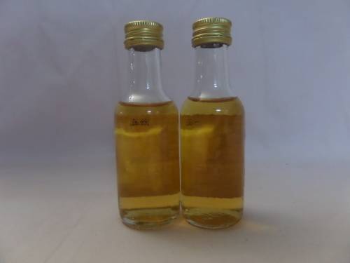 2 Miniature Imported Spice Gold Rum Bottles Sealed 50ml