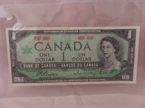 1867-1967 Canada One Dollar  - Bank of Canada  Ottawa 1967