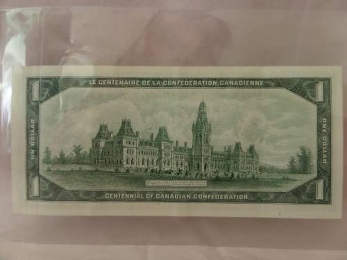 1867-1967 Canada One Dollar  - Bank of Canada  Ottawa 1967
