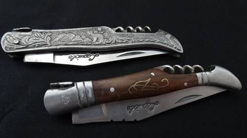 2 x Laguiole Pocket Knives in Excellent Condition