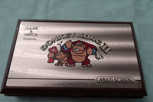 1983 Nintendo Model JR55 Donkey Kong ll Multi Screen (Please note Screen very Light needs attention