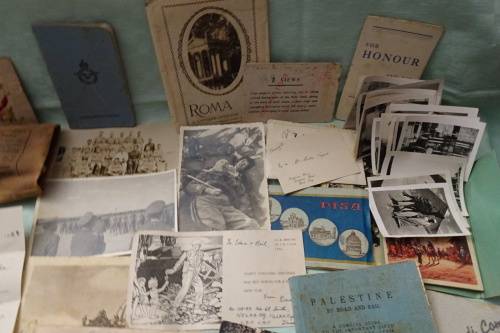 Set of WW2 Medals awarded to 108183 C.V. Smith and Lots of War Memorabilia Included