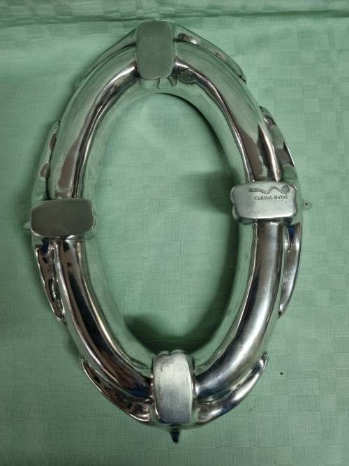 Very Rare Carrol Boyes  Stainless Olive Dish in Excellent Condition  29 x 20 cm