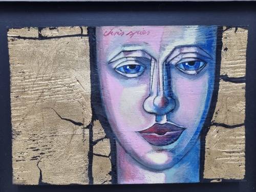 Stunning Oil on Board with Beautiful frame - Chris Spies - Contemporary Art