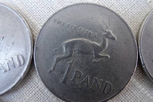 50 X 1977 Republic of South Africa One Rand Coins