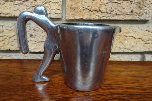 Vintage Carrol Boyes (1954 - 2019) "Man Wave" Pewter Milk Jug with Hallmark
