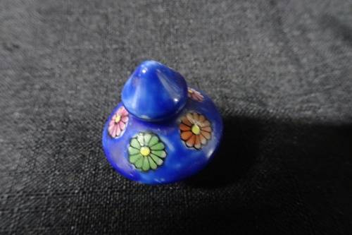 Beautiful Handpainted Japanese Pottery Set Small Jar With Lid, Five Small Bowls and One Small Saucer