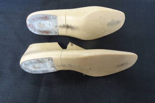Vintage Pair of Size 7 Dress Shoe Lasts Made of Molded Plastic.