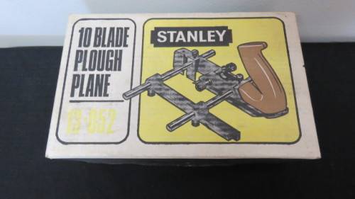 Stanley 10 Blade Plough Plane 13-052 With All Parts and Assembley and Operating Instructions