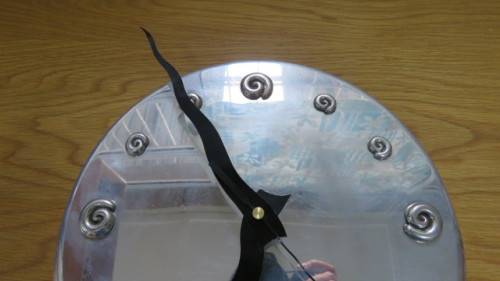 Awesome Modern Carrol Boyes Aluminium Round Wall Clock With Second Hand In Working Order