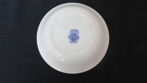 Vintage Enoch Woods Blue and White English Scenery Woods Ware Bowl