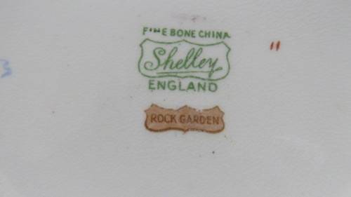 Beautiful Vintage Shelley Fine Bone China Chintz `Rock Garden` Pattern Teapot C. 1950