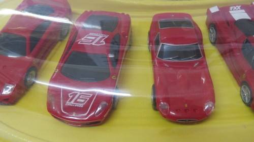Awesome Limited Edition of Shell Ferrari Collection of Seven Cars With Engine Start Button