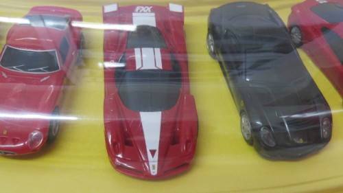 Awesome Limited Edition of Shell Ferrari Collection of Seven Cars With Engine Start Button