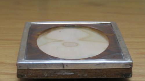 Gorgeous Vintage Hallmarked Sterling Silver/Tortoise Shell Picture Photo Frame 65.6g See Description