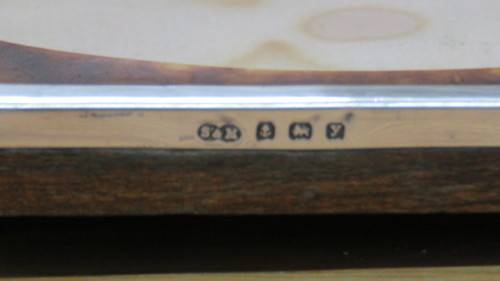 Gorgeous Vintage Hallmarked Sterling Silver/Tortoise Shell Picture Photo Frame 65.6g See Description