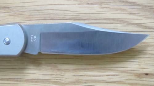Superb Kershaw Black Gulch #3120 Officer Ranch Pocket Knife With Leather Pouch L: 10,5 cm