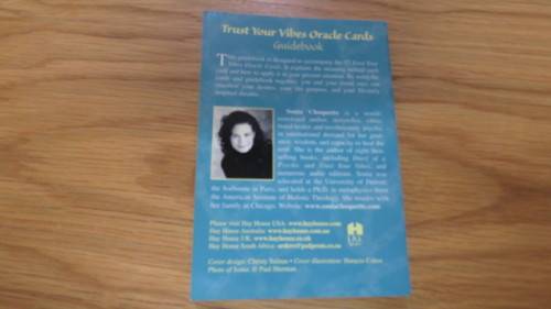 Boxed 52-Card Deck With Guidebook `Trust Your Vibes` Oracle Cards by Sonia Choquette