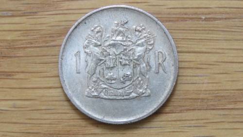 Republic of South Africa Silver 1969 One Rand Coin 15.1 g