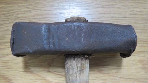 Collection of Three Vintage Hammers With Wooden Handles SOLD AS IS Details in Description.