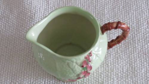Fantastic Vintage Carlton Ware Custard Jug With Foxglove Pattern H: 11 cm