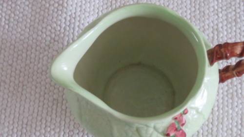 Fantastic Vintage Carlton Ware Custard Jug With Foxglove Pattern H: 11 cm