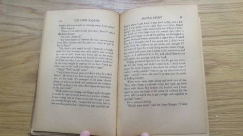 Two Vintage `The Lone Ranger` Hard Cover Books by Fran Striker Details in Description