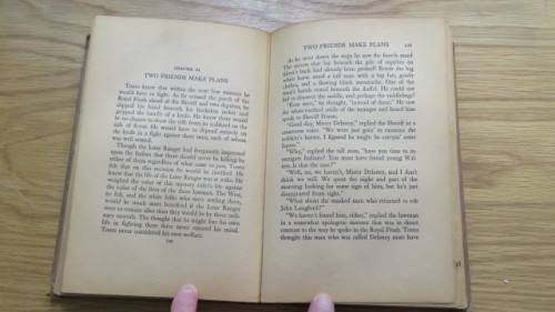 Two Vintage `The Lone Ranger` Hard Cover Books by Fran Striker Details in Description