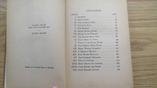 Two Vintage `The Lone Ranger` Hard Cover Books by Fran Striker Details in Description