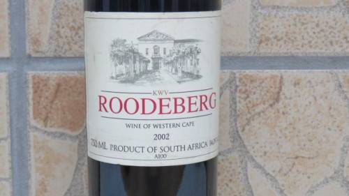Sealed 750ml Bottle of 2002 KWV Roodeberg