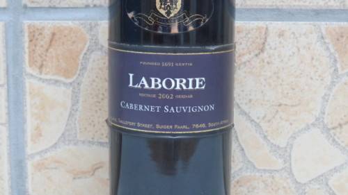 Sealed 750ml Bottle of Laborie 2002 Cabernet Sauvignon