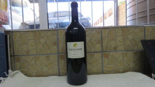 Large Sealed 3 Litre Bottle of Excelsior 2012 Merlot COURIER ONLY