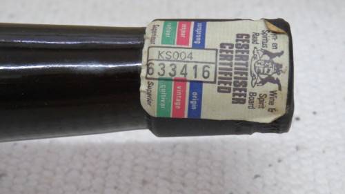 Sealed 750ml Bottle of KWV 1953 Muscadel Jerepigo Wine of Origin Boberg Superior Liqueur Wine