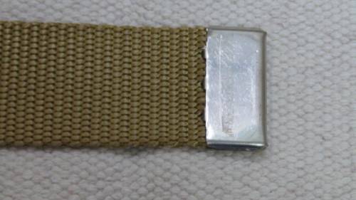SADF Step Out Uniform Trouser Belt and Buckle With Spare Buckle L: 102 cm